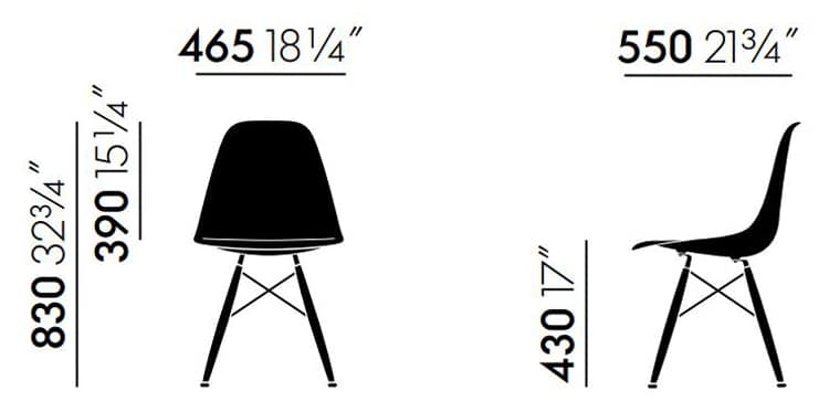 Eames plastic side chair - Eames plastic side chair